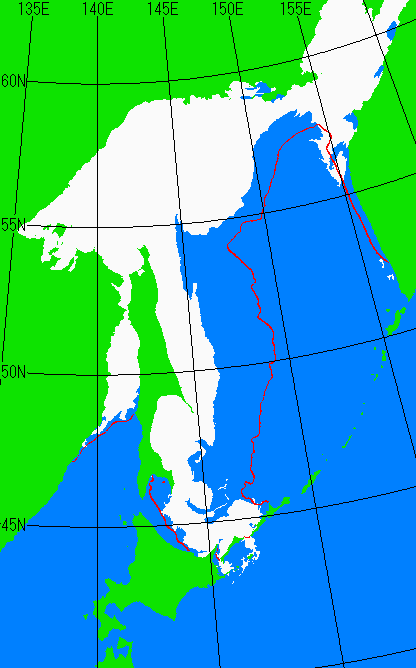 3月10日の海氷分布図