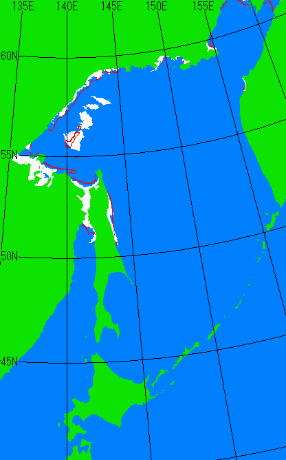 11月30日の海氷分布図