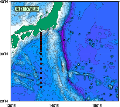 日本南方測線図