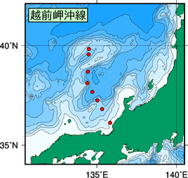 日本海測線図