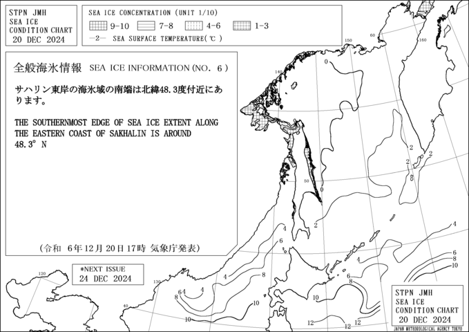 気象無線模写通報画像