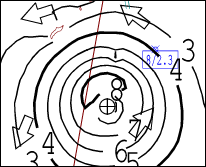 等高線を説明するための図です