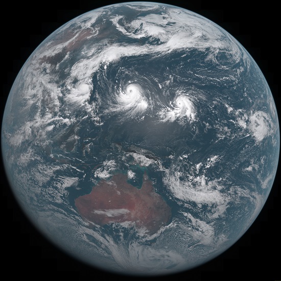 The First Operational Image of Himawari-8