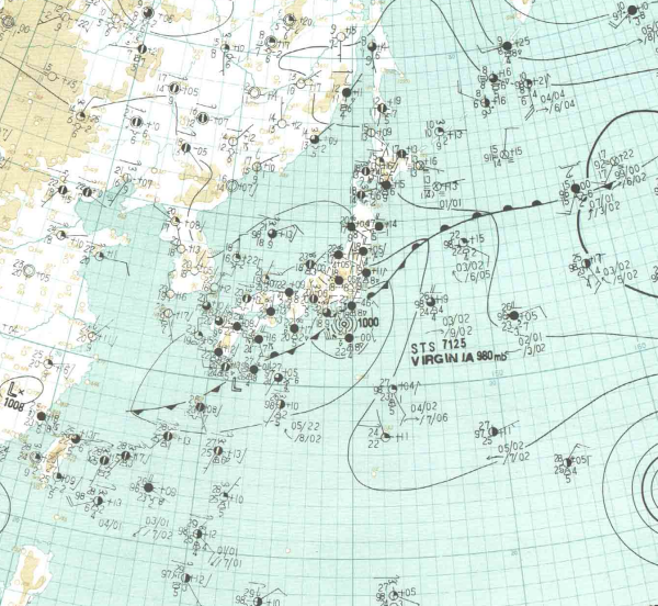 地上天気図