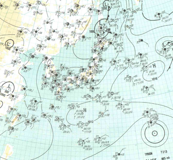 地上天気図