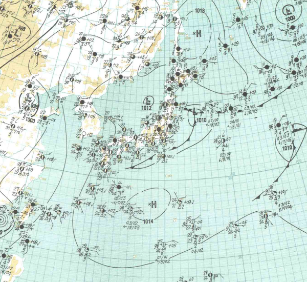 地上天気図