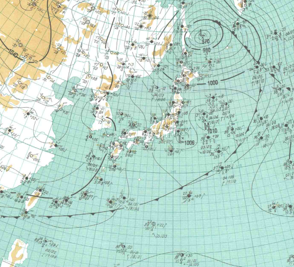 地上天気図