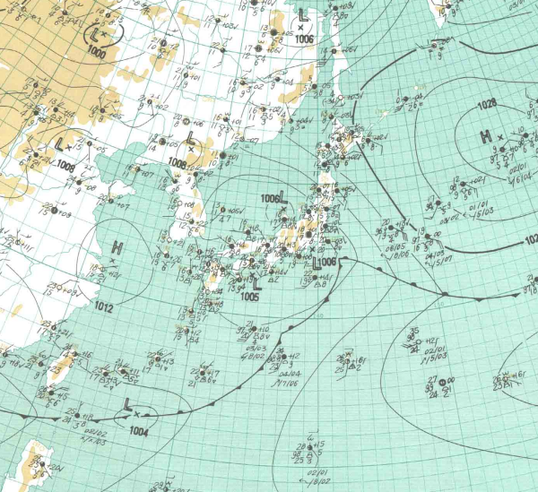 地上天気図