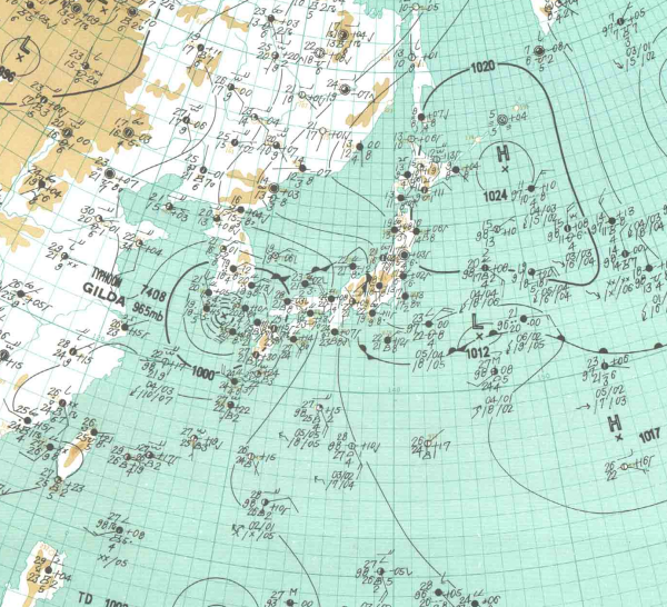 地上天気図