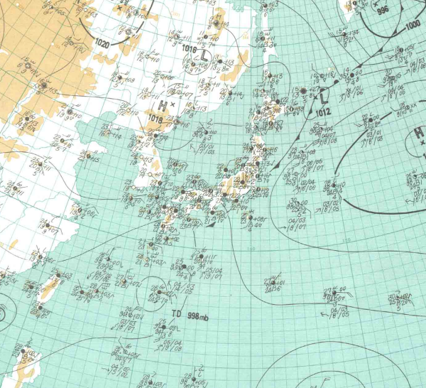 地上天気図