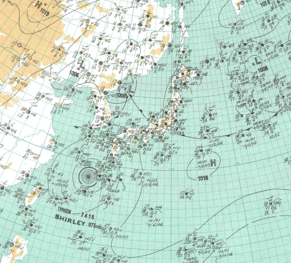 地上天気図