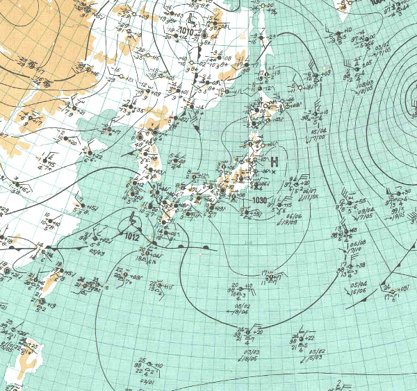 地上天気図