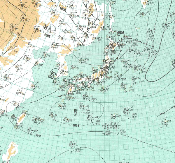 地上天気図