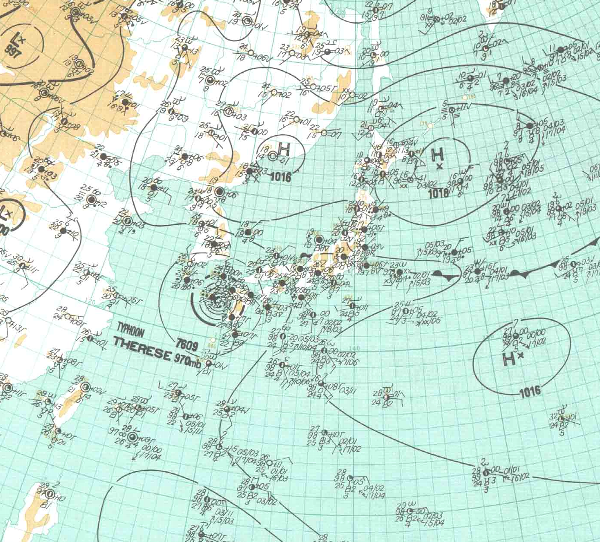 地上天気図