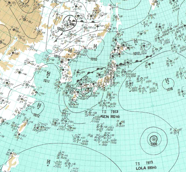 地上天気図