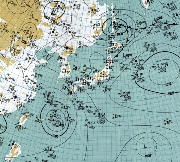 地上天気図