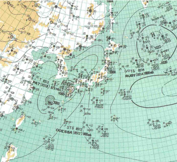 地上天気図