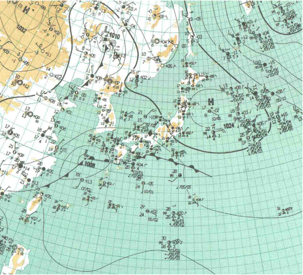 地上天気図