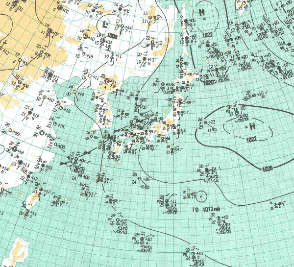 地上天気図