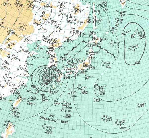 地上天気図