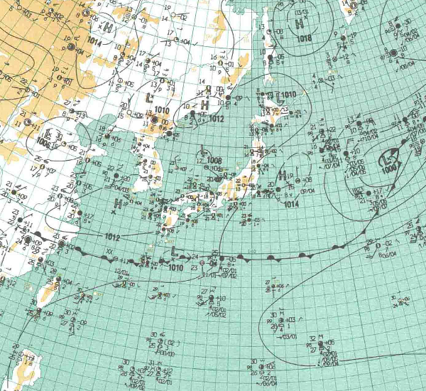 地上天気図