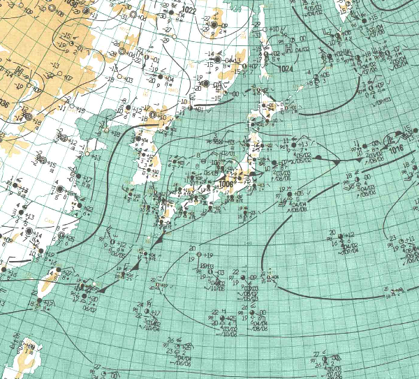 地上天気図