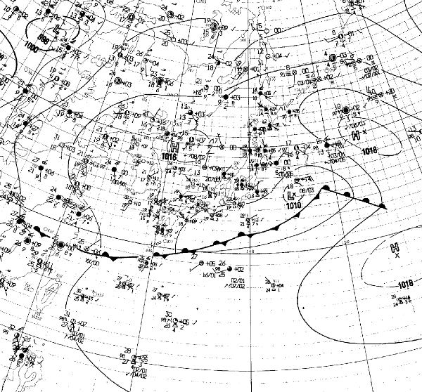 地上天気図