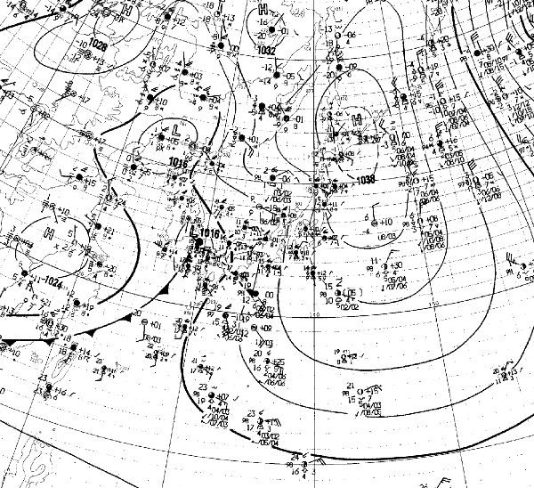 地上天気図