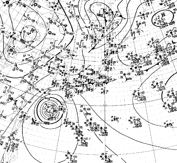 地上天気図