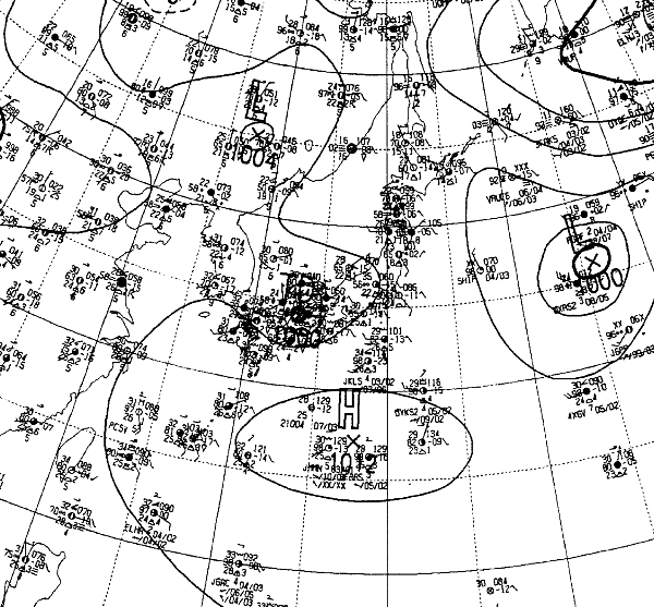 地上天気図