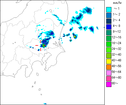 気象レーダー画像