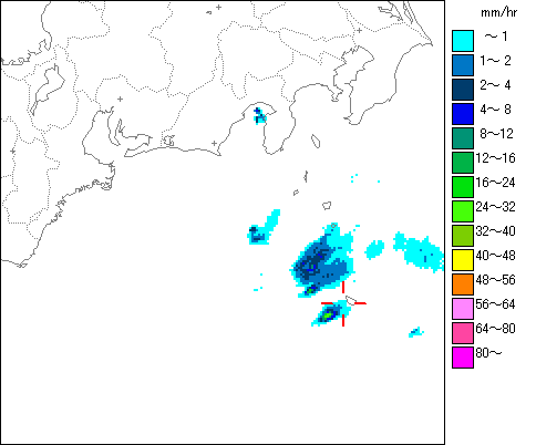 気象レーダー画像