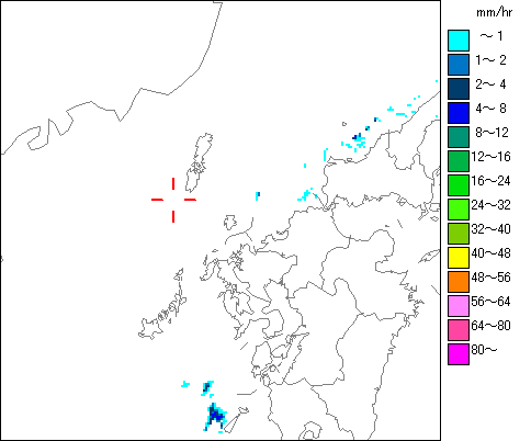 気象レーダー画像