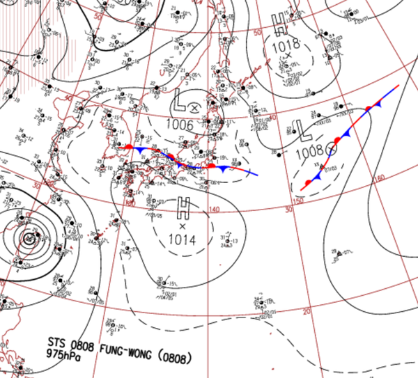 地上天気図