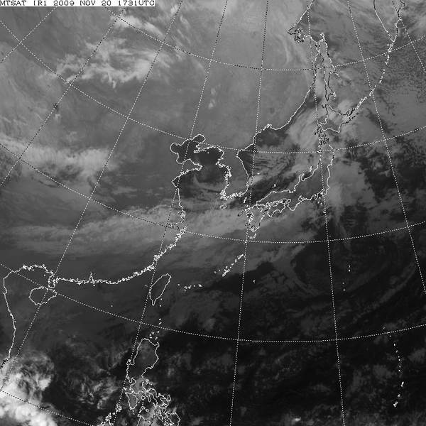 気象衛星画像