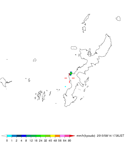 気象レーダー画像