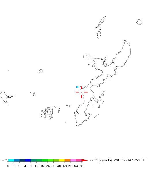 気象レーダー画像