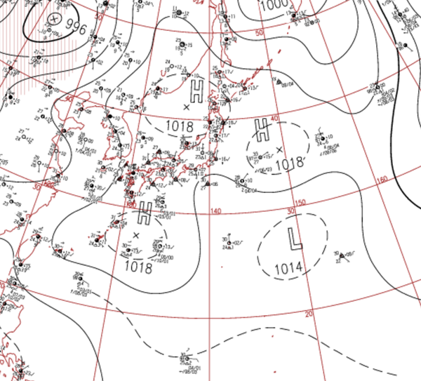 地上天気図