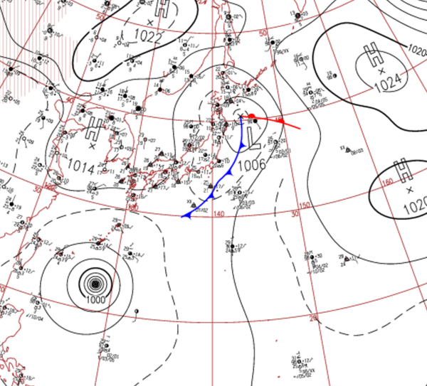 地上天気図