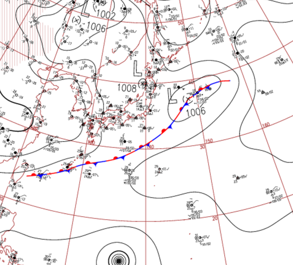 地上天気図