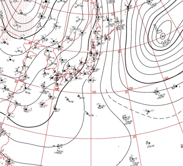 地上天気図