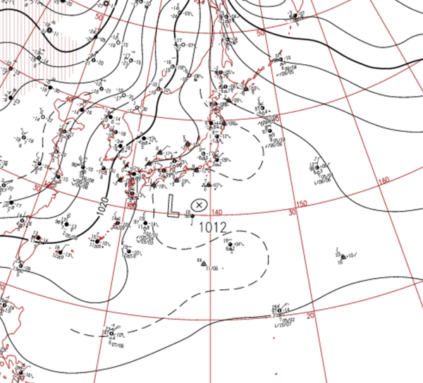 地上天気図