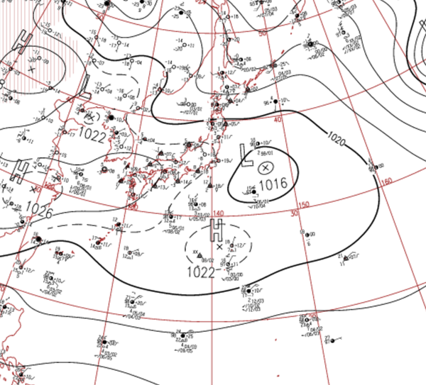 地上天気図