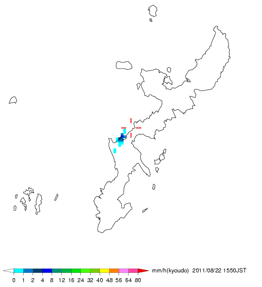 気象レーダー画像