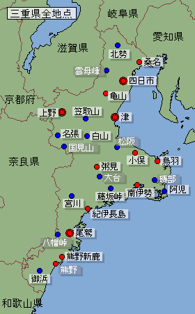 地点選択用三重県地図