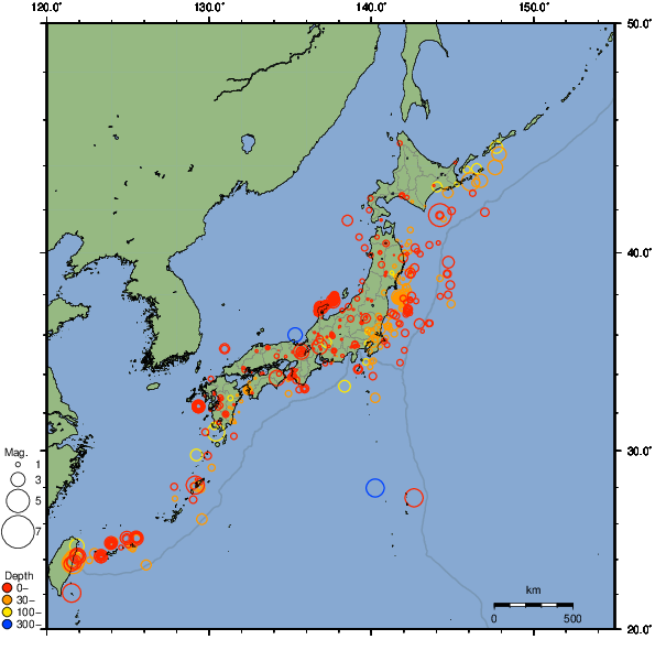 2024年05月11日の震源リスト