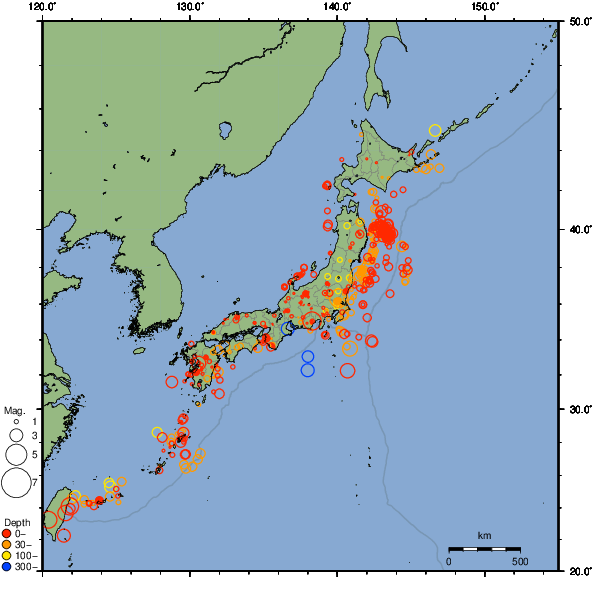 2026年05月08日の震源リスト