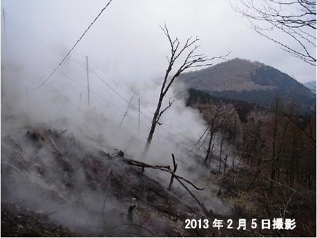 2001噴気地帯の状況