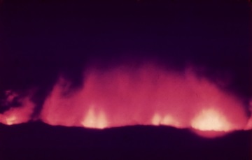 三七山付近の火柱